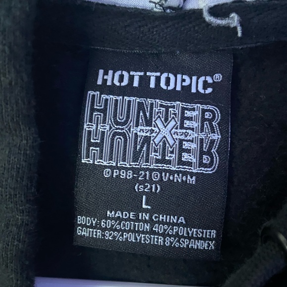 Hot Topic Hunter x Hunter Hoodie - Phantom Troupe Feitan - Picture 4 of 4